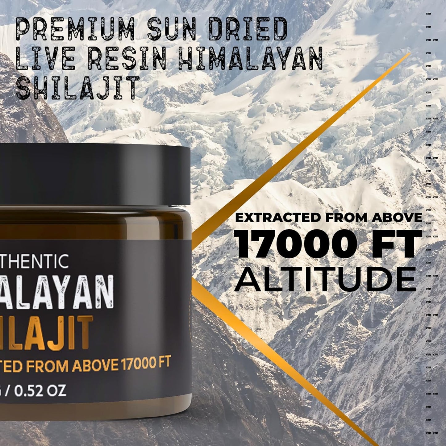 Shilajit Oro Puro del Himalaya